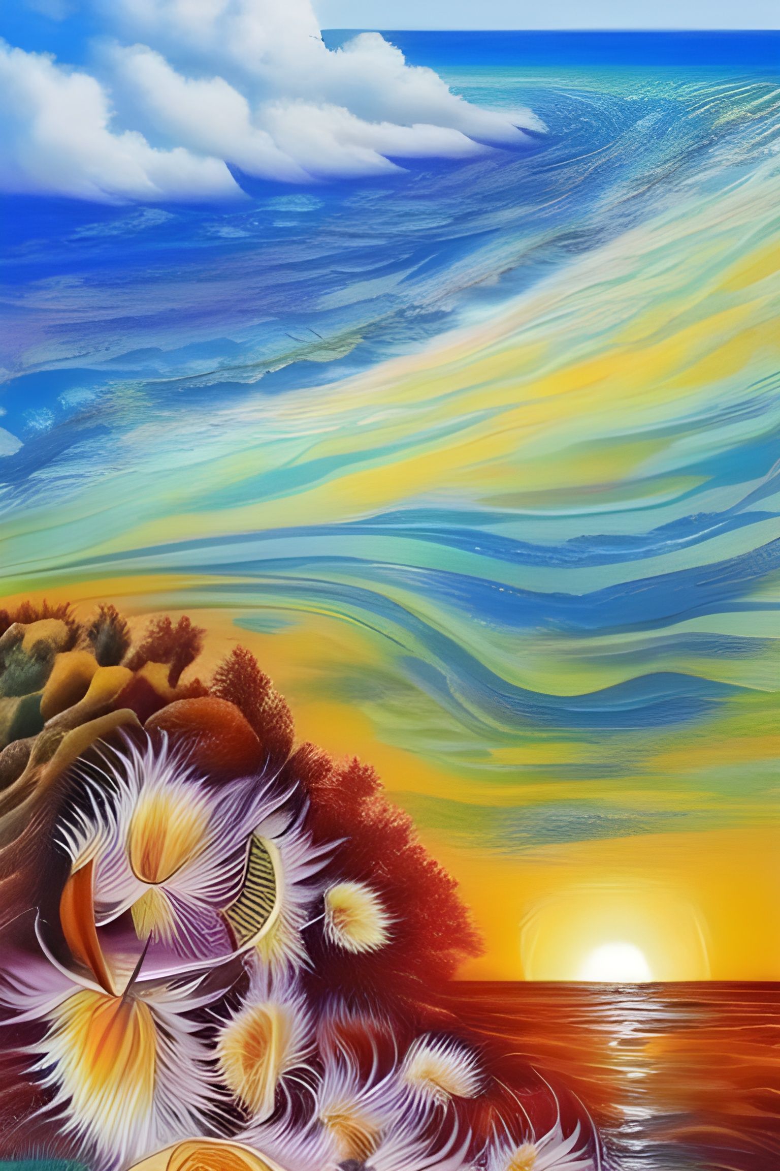 Elemental Harmony: Earth, Air, Fire, and Water