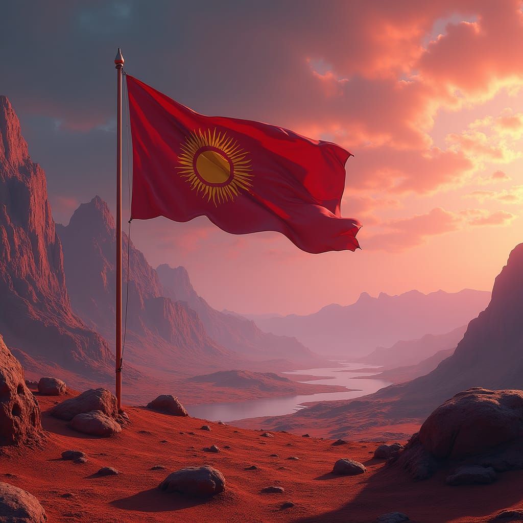 Kyrgyzstan Colonizes Mars: A Sci-Fi Landscape
