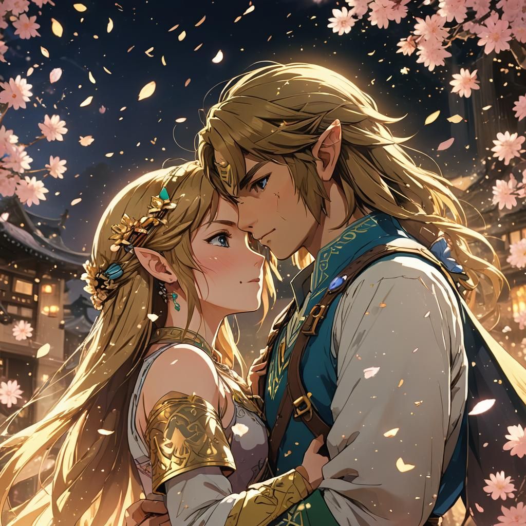 Anime Style: Link and Zelda's Tragic Embrace