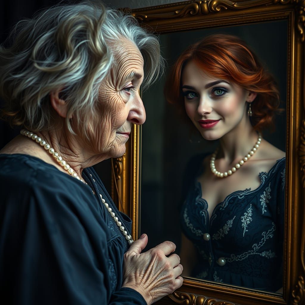 Ethereal Reflections of a Crone