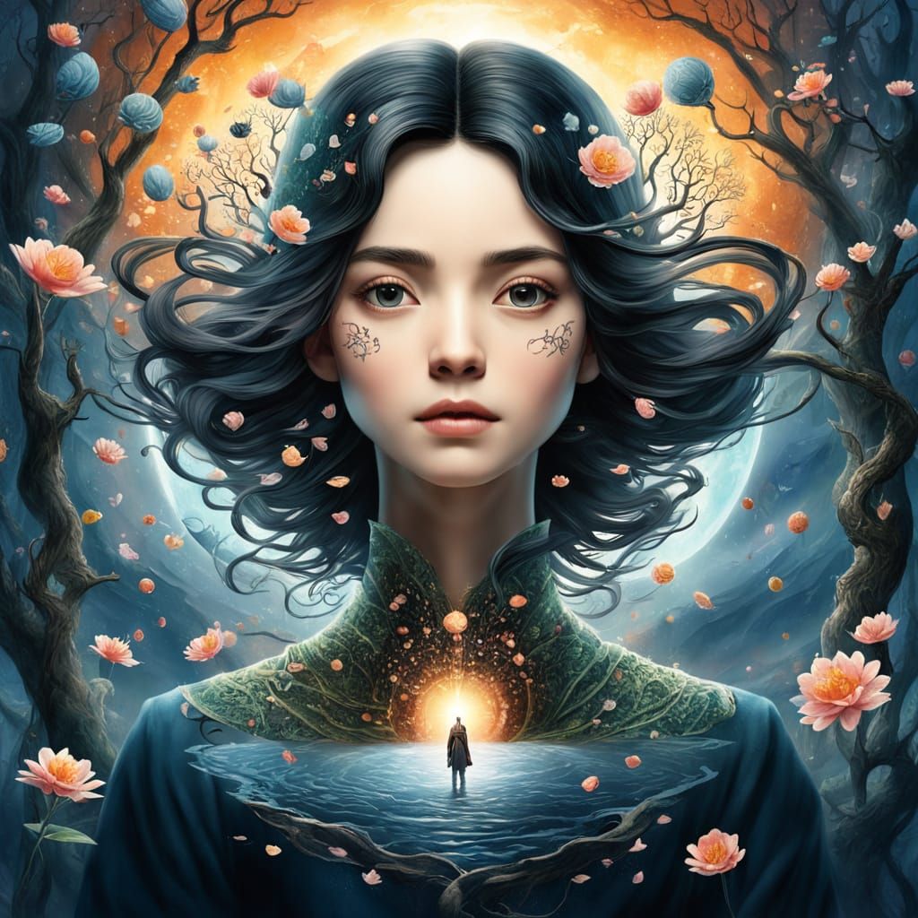 Kether Malkuth Unmanifest Abstract Concept