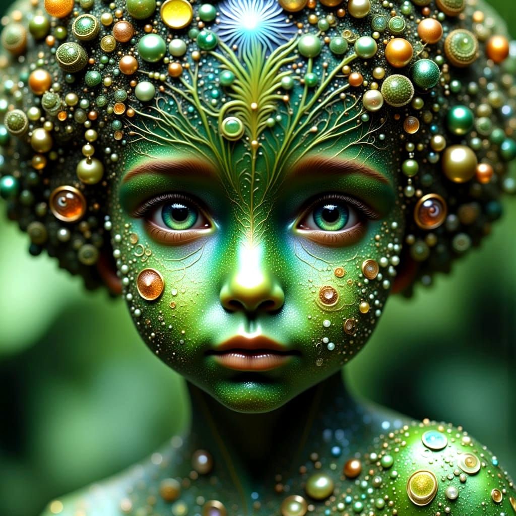 Adorable Baby Comet with Many Eyes, Cosmic Radiance