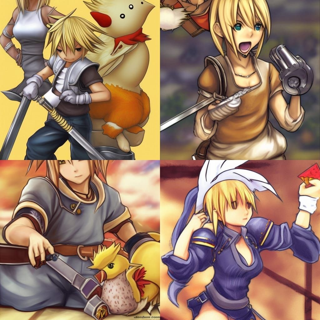 Ramza at Taco Bell: Anime Style Art
