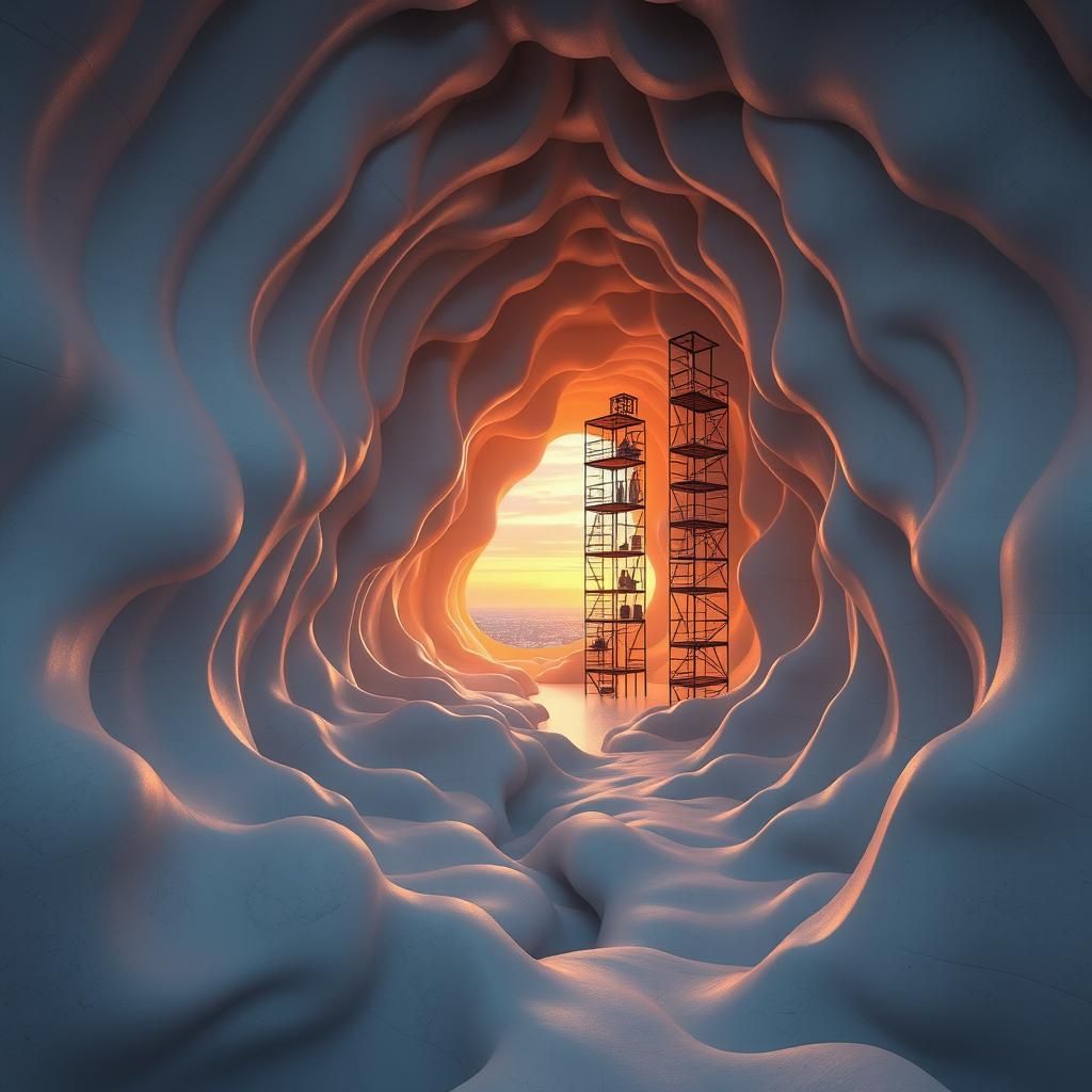 Parametric Blob Architecture in Nightspace