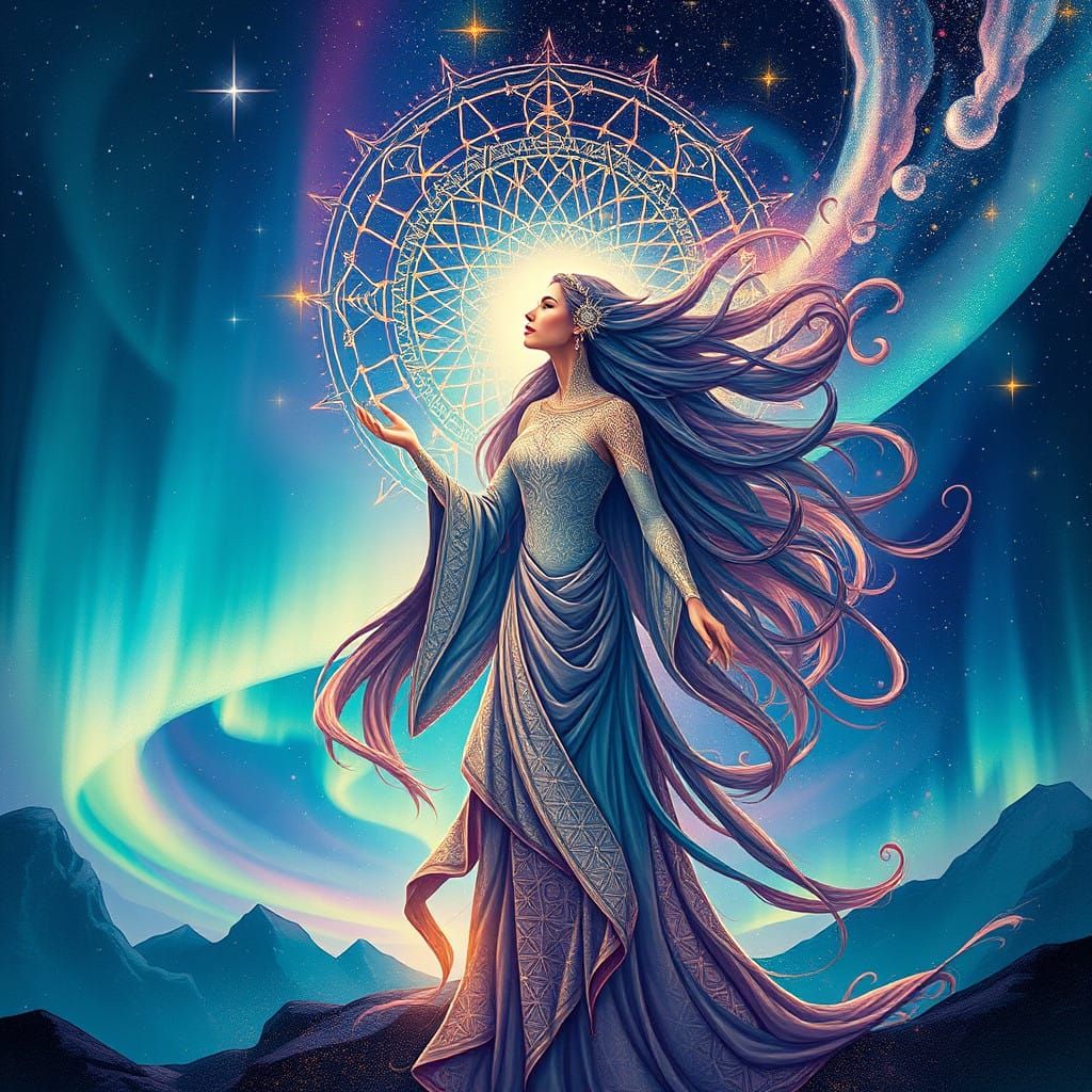 Serene Goddess Transcends to Pantheon of Nurturing Goddesses