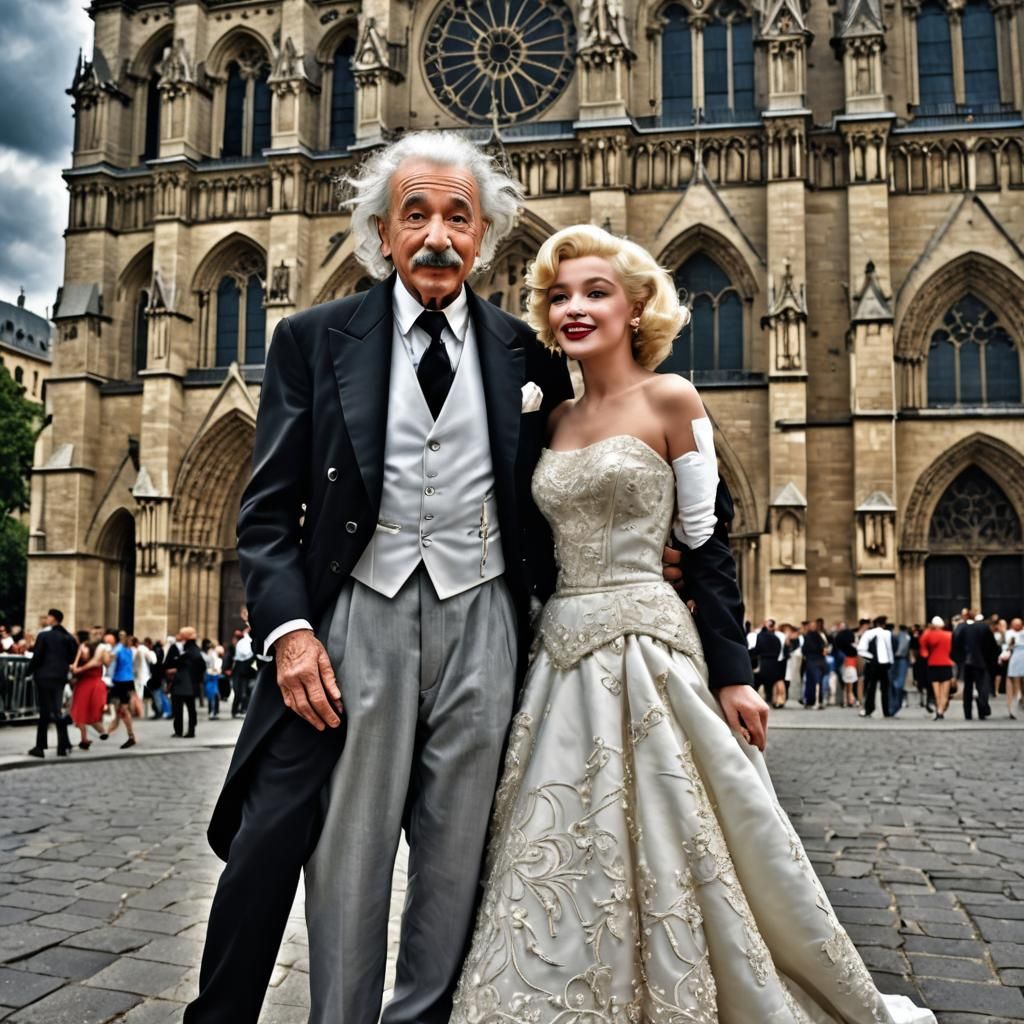 Einstein and Monroe Wedding at Notre Dame