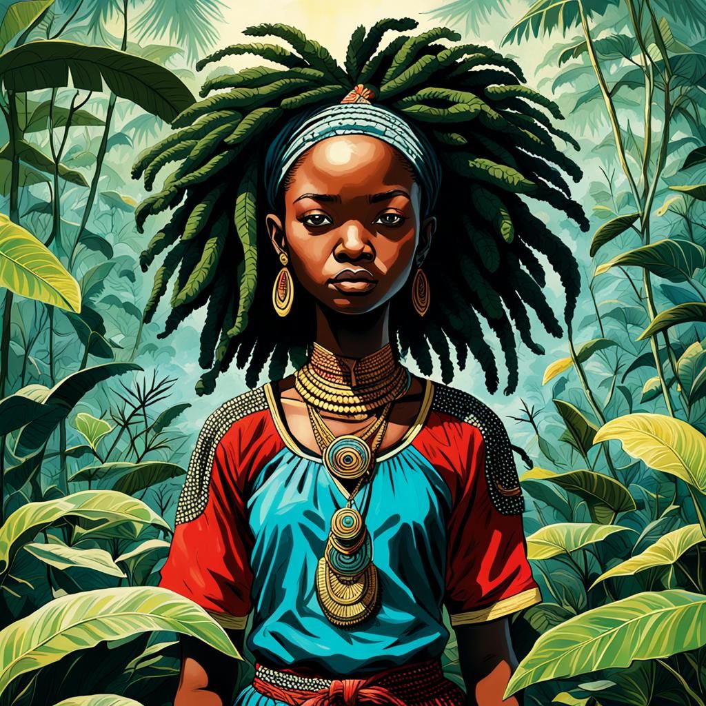 Man's Journey Through Amazon, Dittmann-esque Portrait