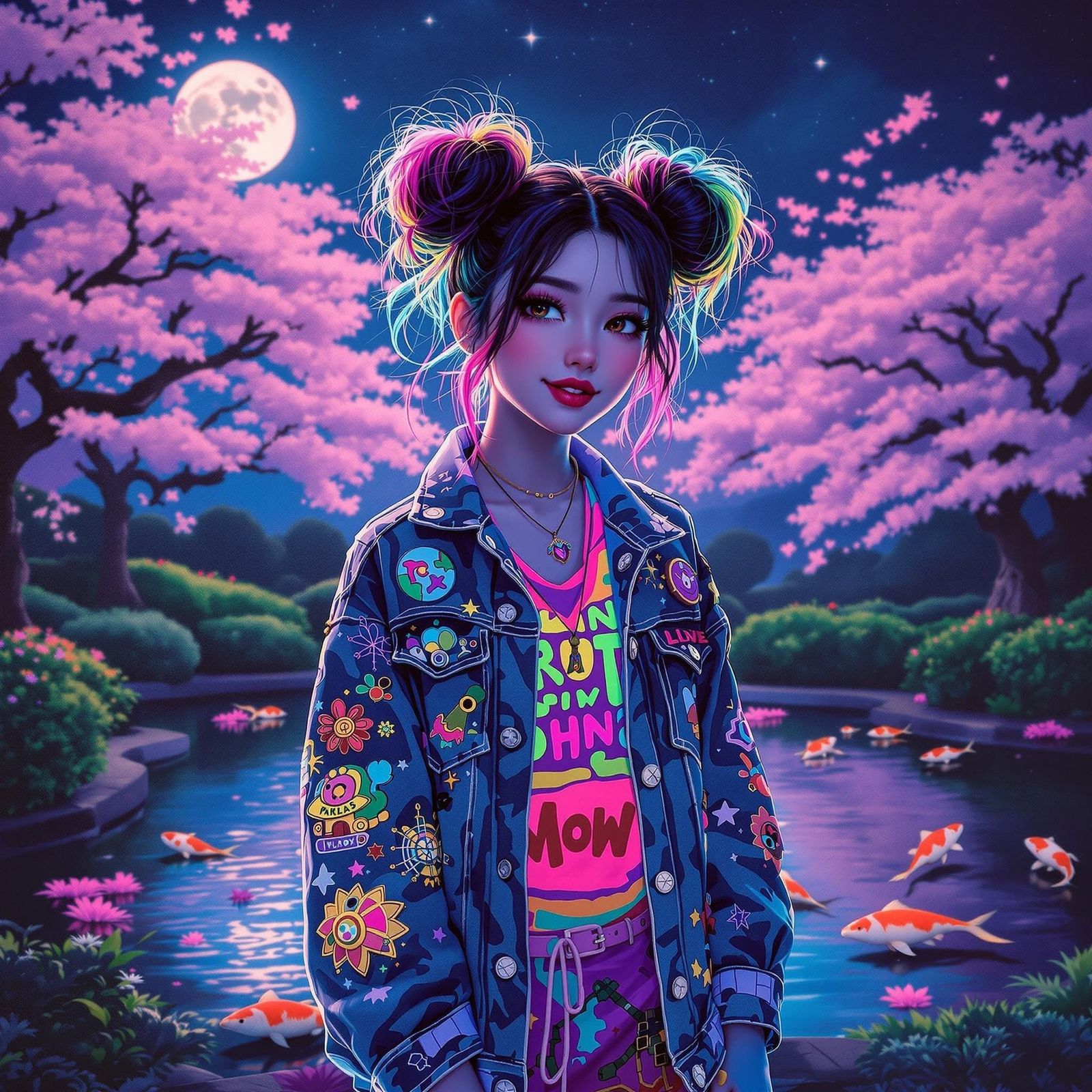 Meeting By The Koi Pond