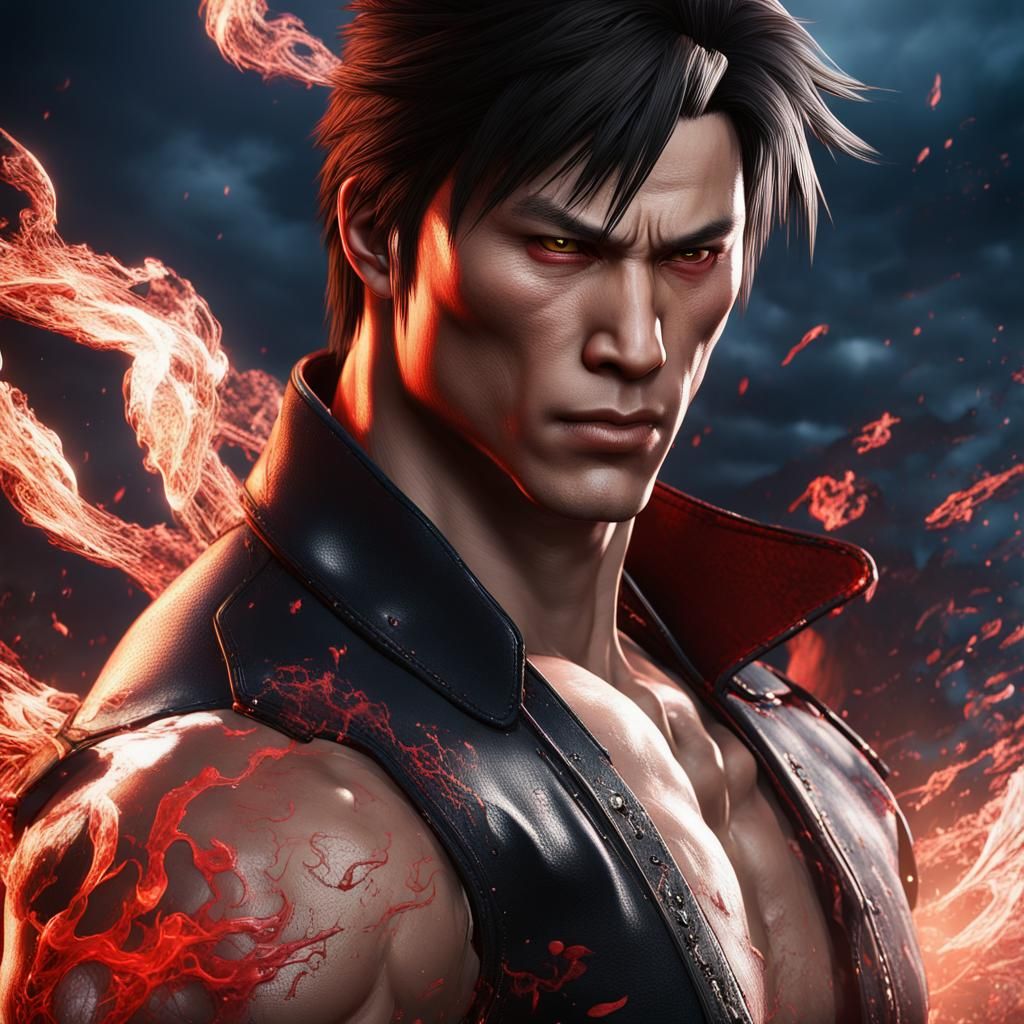 Jin Kazama Matte Painting in Unreal Engine 5