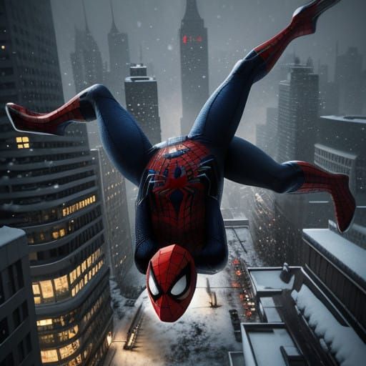 Spiderman no arms three legs