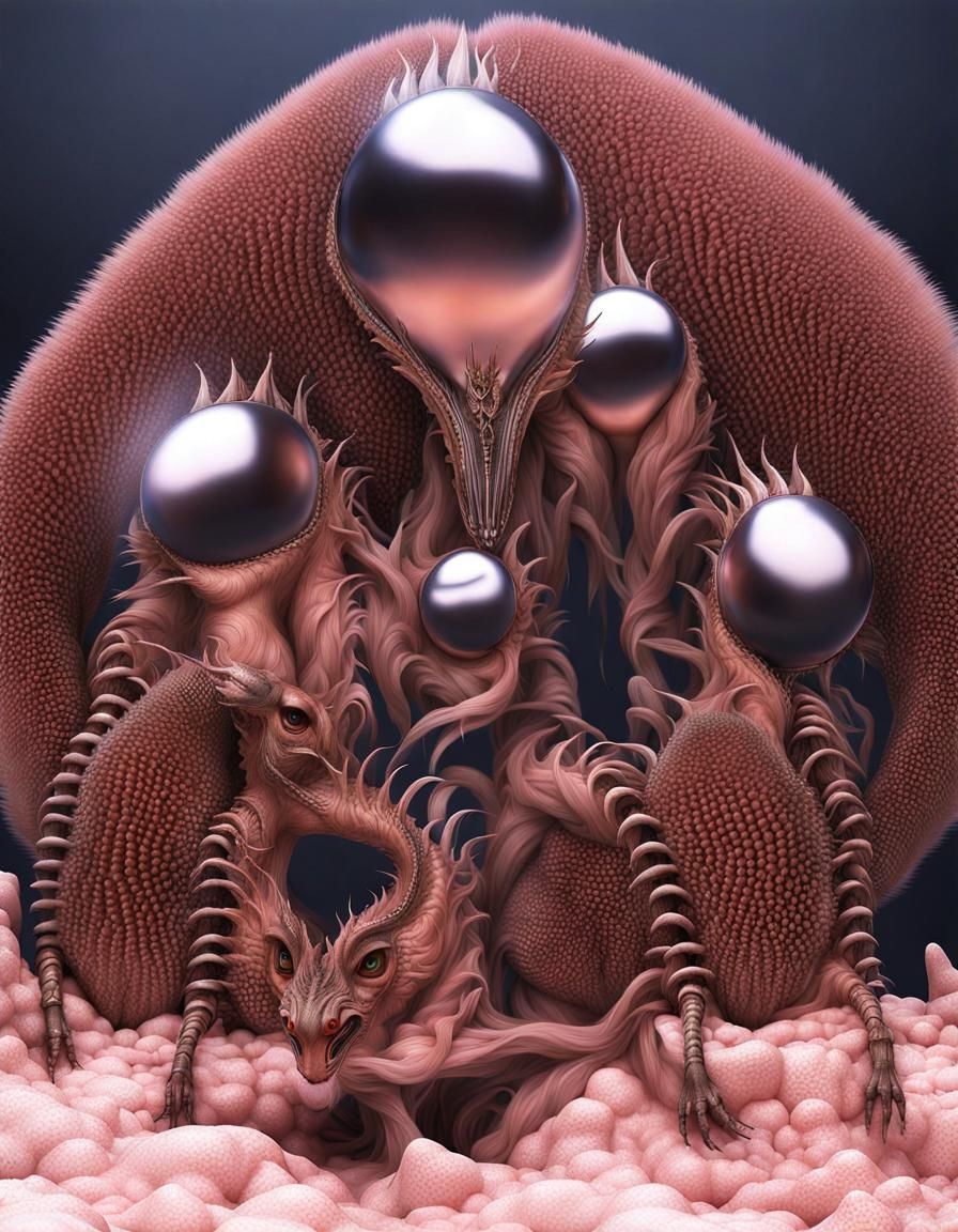 Exquisite Alien Life Forms: A Surreal Rendering
