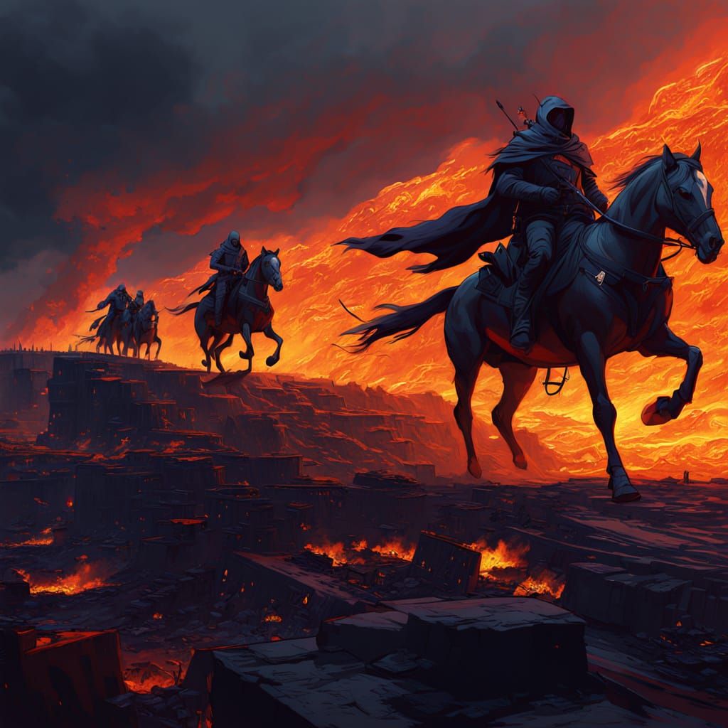 Four Horsemen of the Apocalypse Descend in Epic Cinematic St...