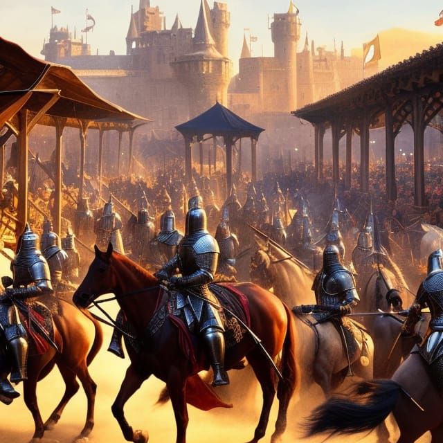 Medieval Jousting Tournament