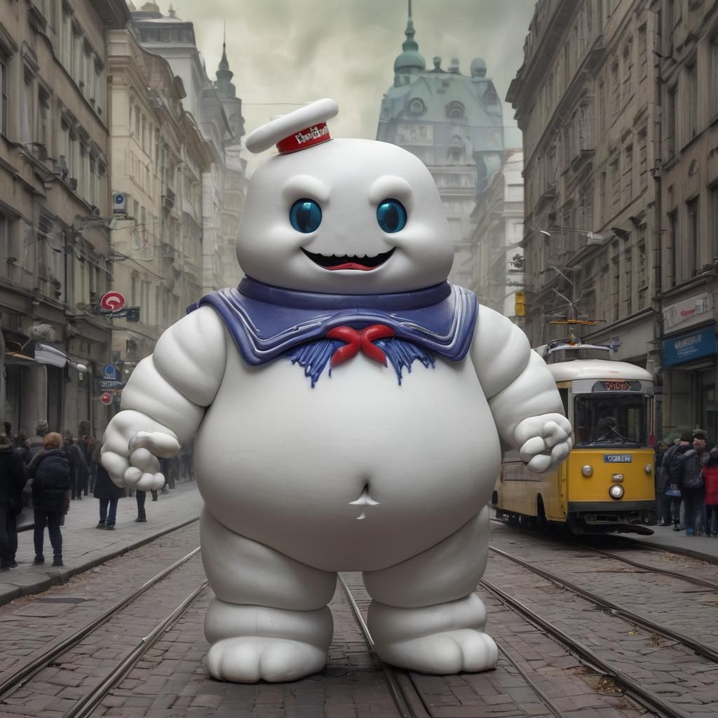 The Stay Puft Marshmallow Man...