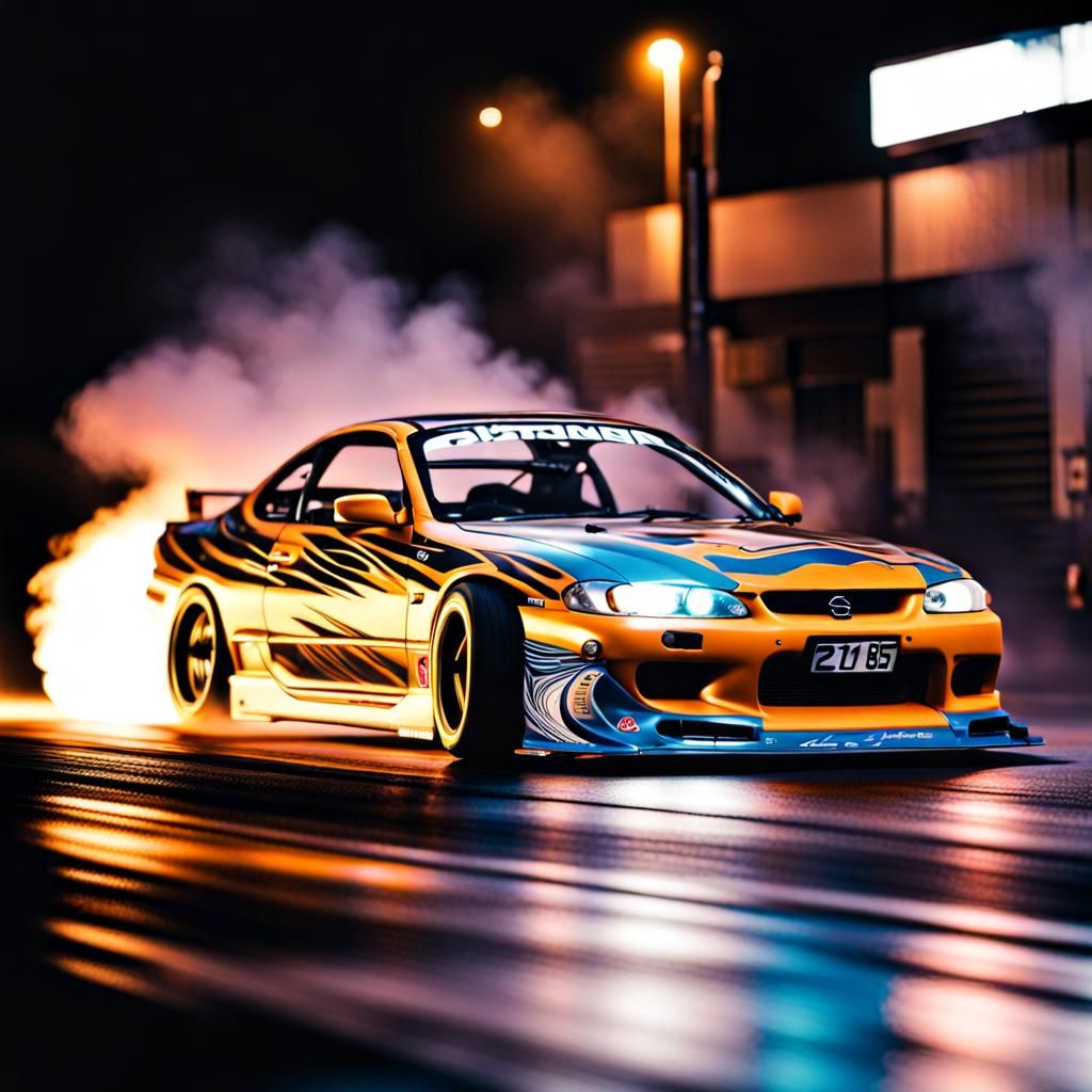 Drifting car