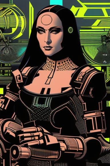 Cyberpunk Mona Lisa