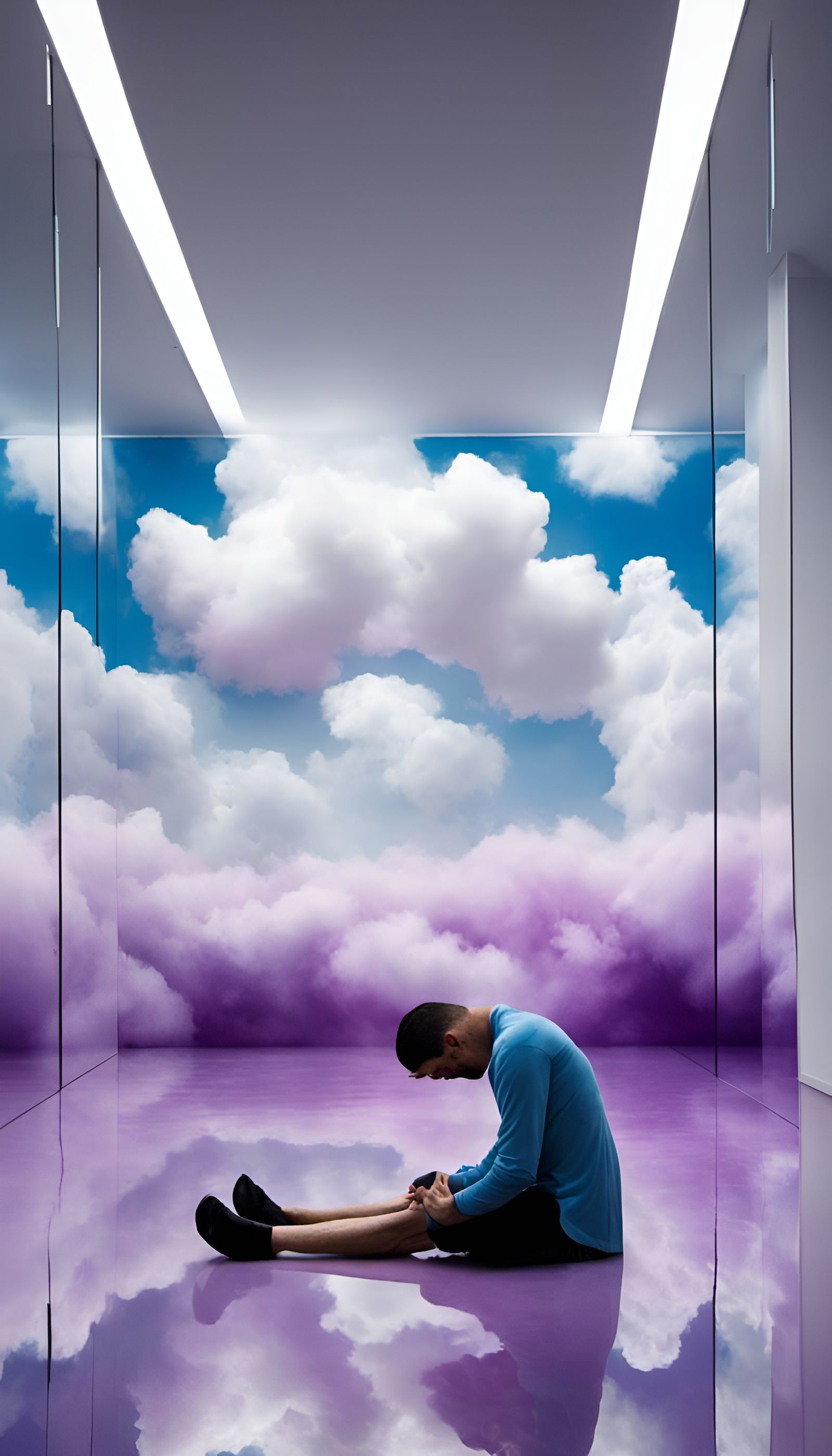 Little Fluffy Clouds in The Blue Room