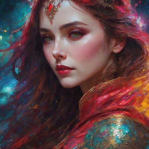 Simple AI Generated Portrait