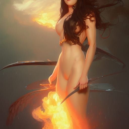 Misty Gates and Atlanta Burning: Hyperdetailed Portrait