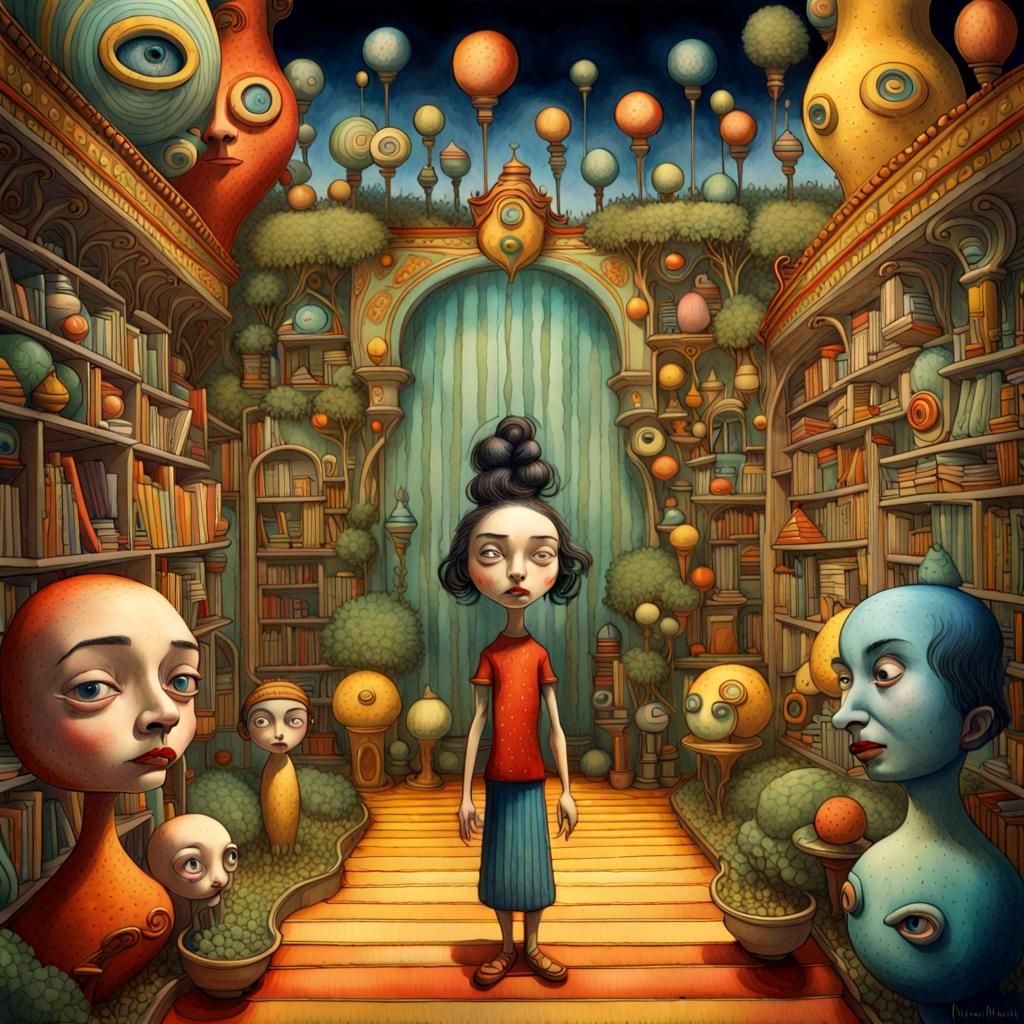 Youth Among Volatile Colors: Storybook Illustration