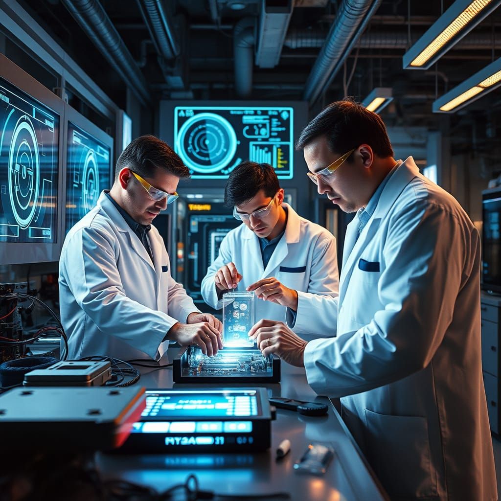 Engineers Develop Revolutionary Battery in Futuristic Lab
