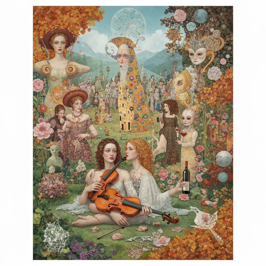 8K Digital Collage: Bio Art and Resilience