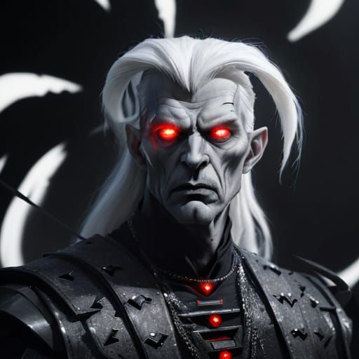 Hyperrealistic Portrait of a Sinister Madman