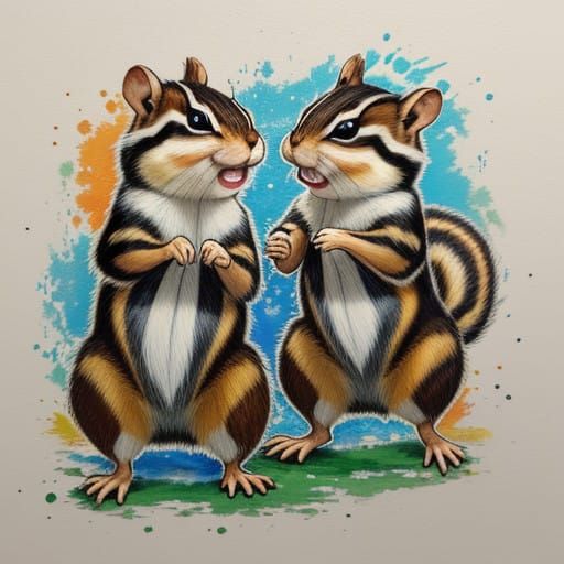 🥉chipmunks dancing