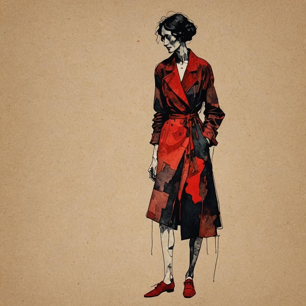 Virginia Woolf by Egon Schiele