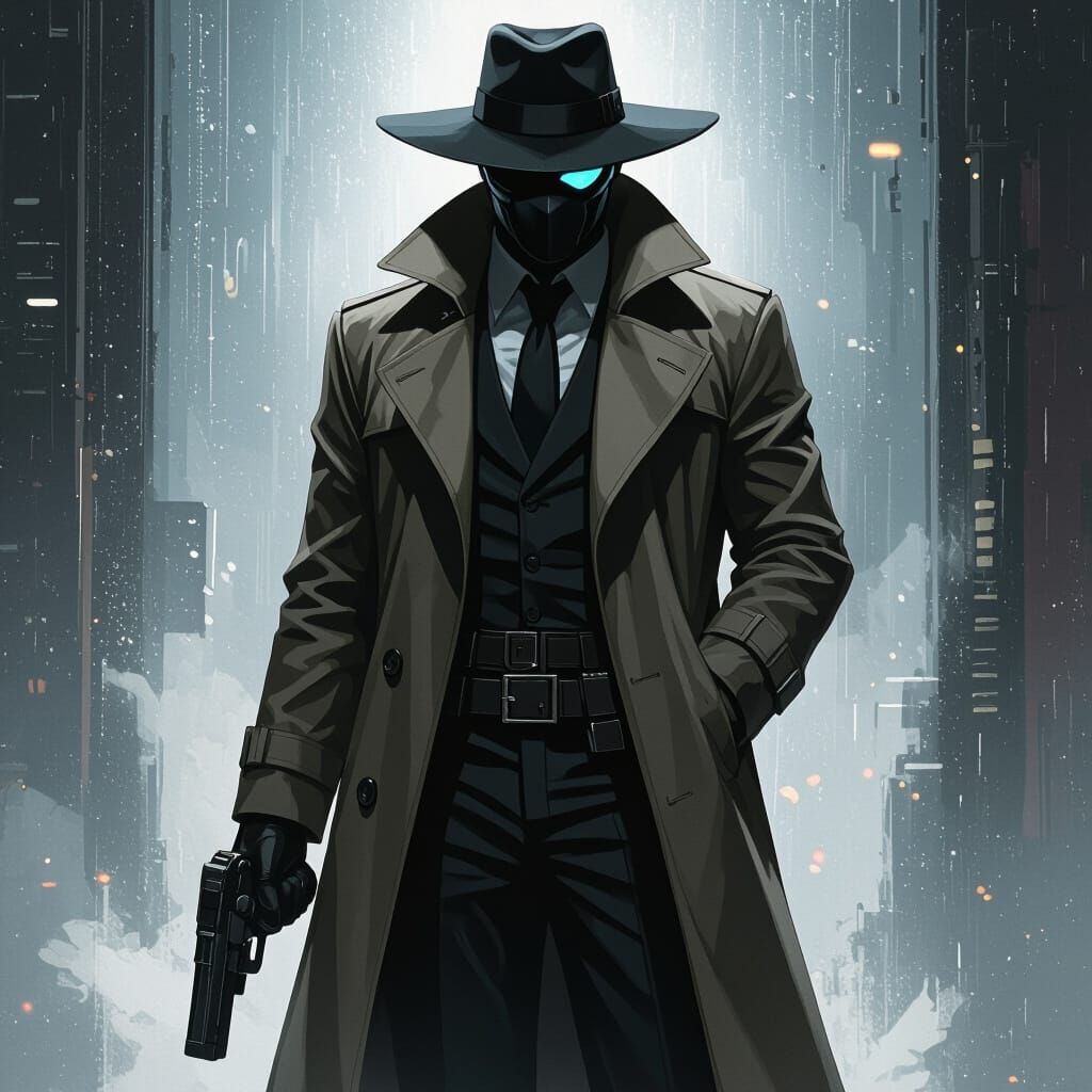 Cypher in Moody, Cinematic Anime Style