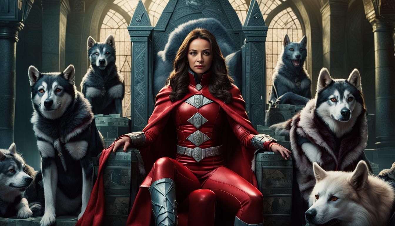 Talia Al Ghul Portrait in a Cinematic Style