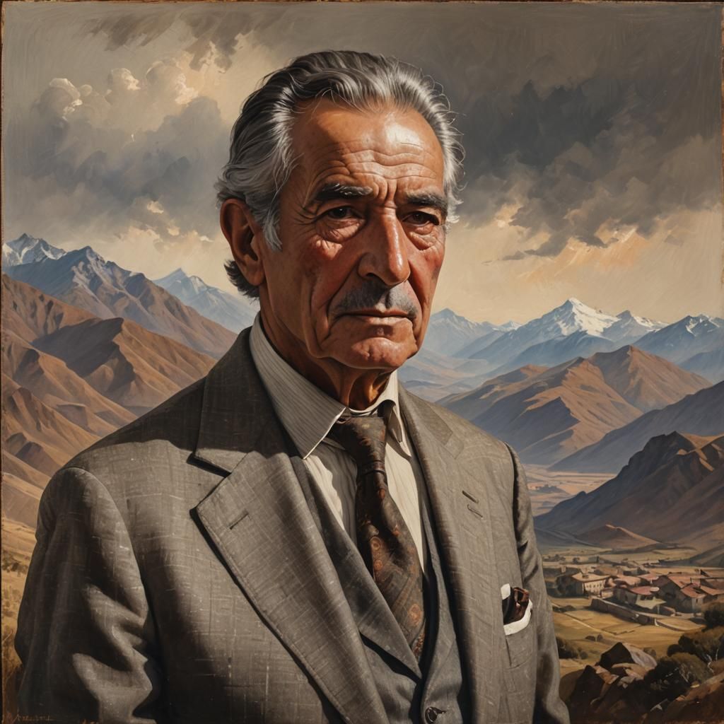 Elegant Neoclassical Portrait of Chilean Gentleman