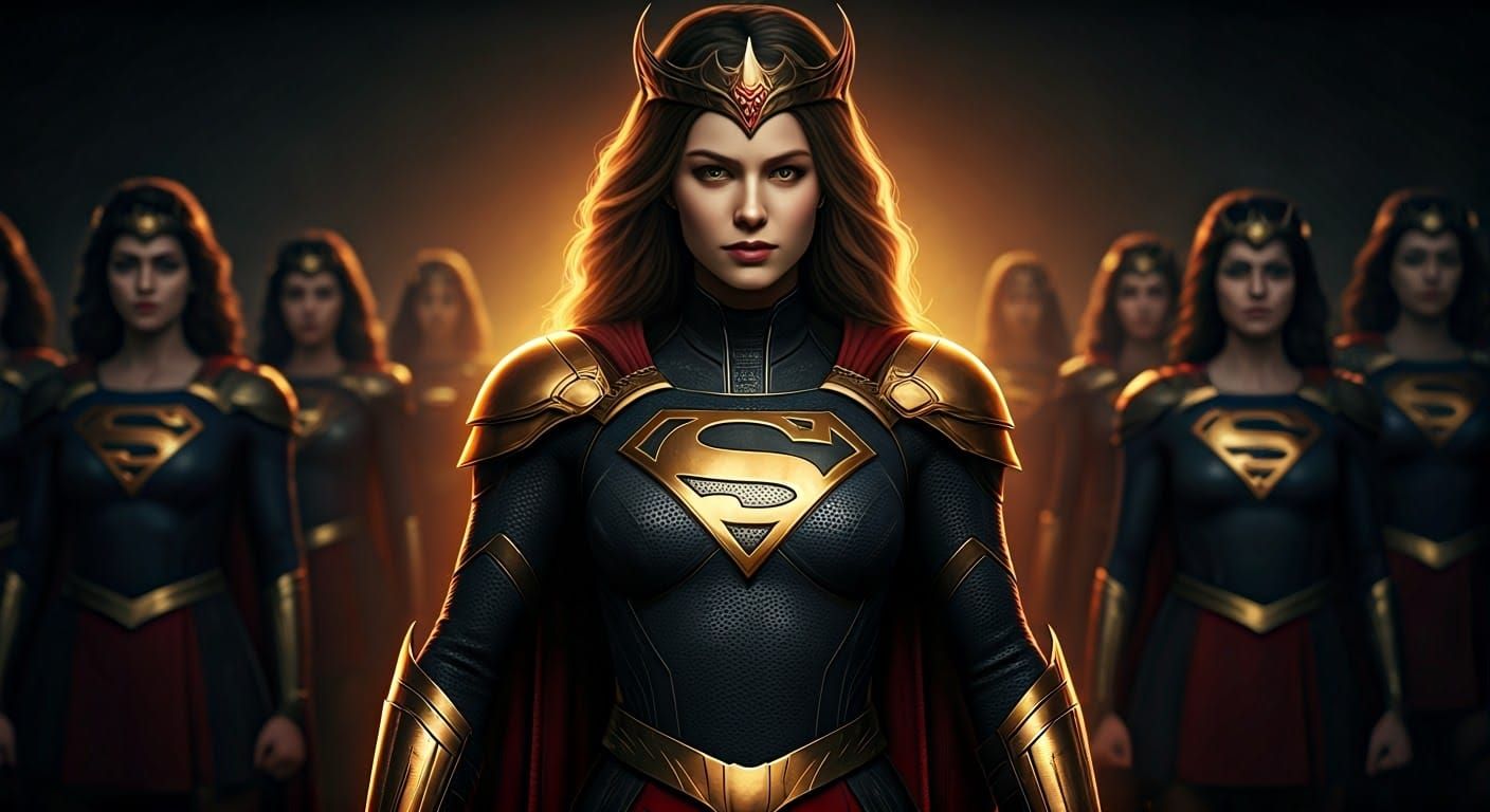 Empress of the World in Epic Cyberpunk Style