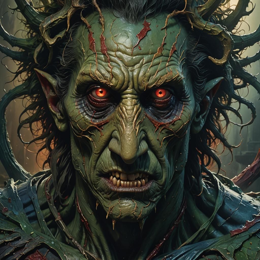 Bogeyman Portrait in Dark Fantasy Style