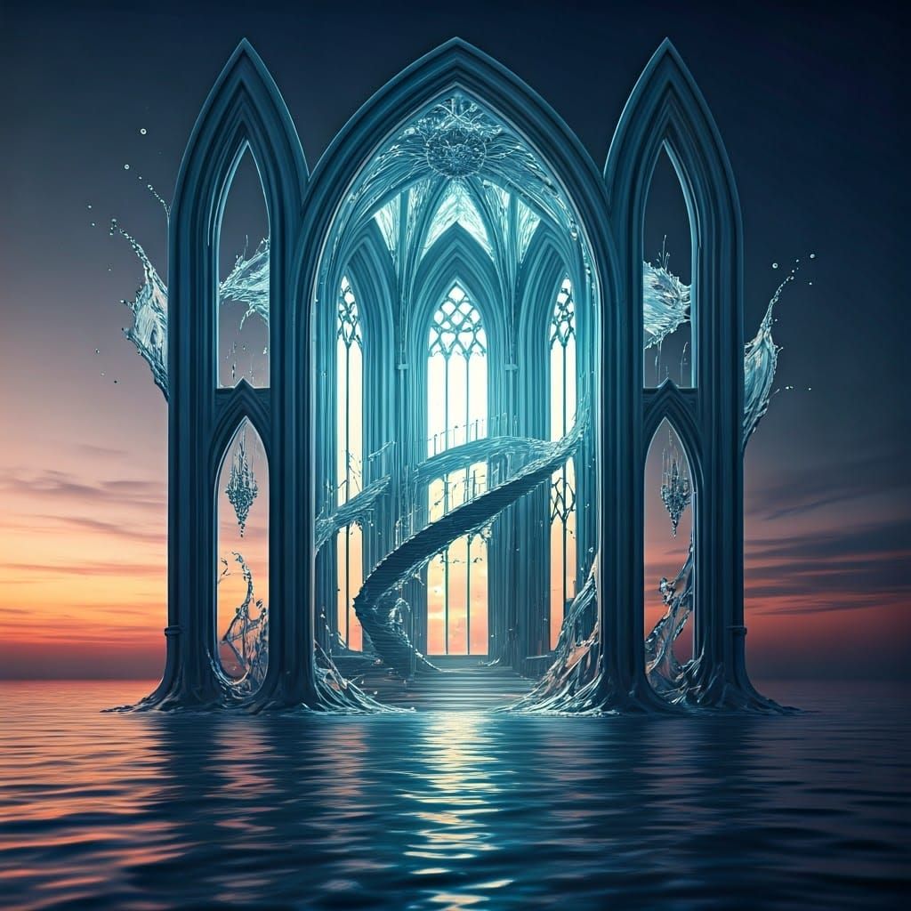 Majestic, Translucent Cathedral Levitates in Mid-Air, Inspir...