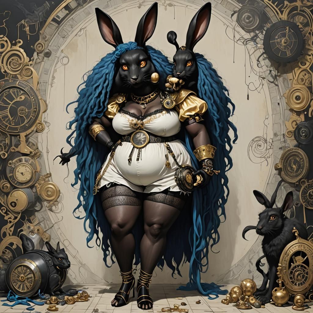 Morbid Gothic Villainess Wreaks Havoc at Art Basel