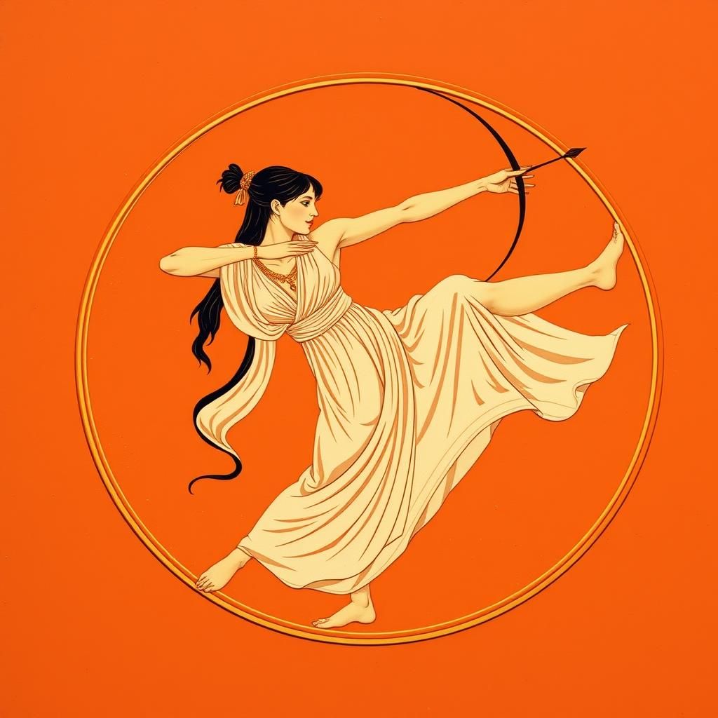 Ancient Greek Acrobat Shoots Arrow with Feet