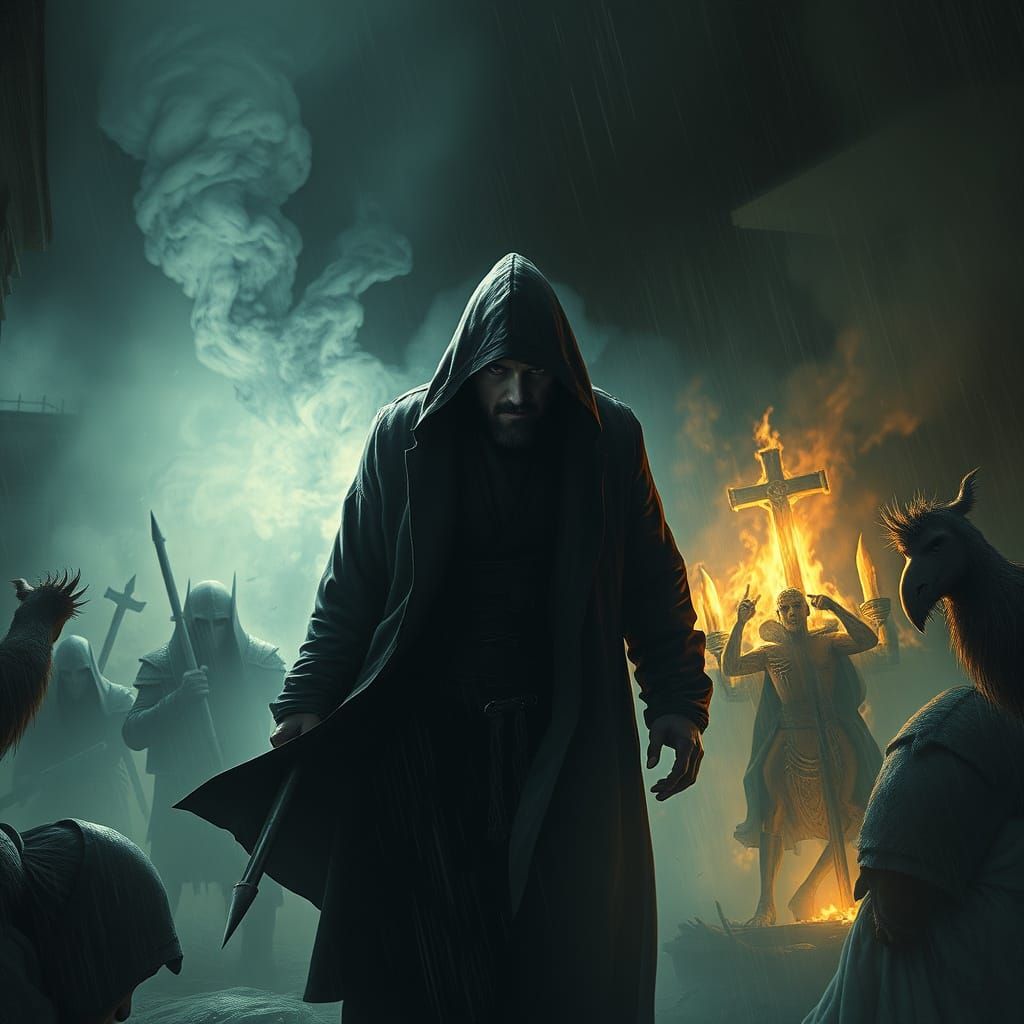 Eminem in Dark Horror Style