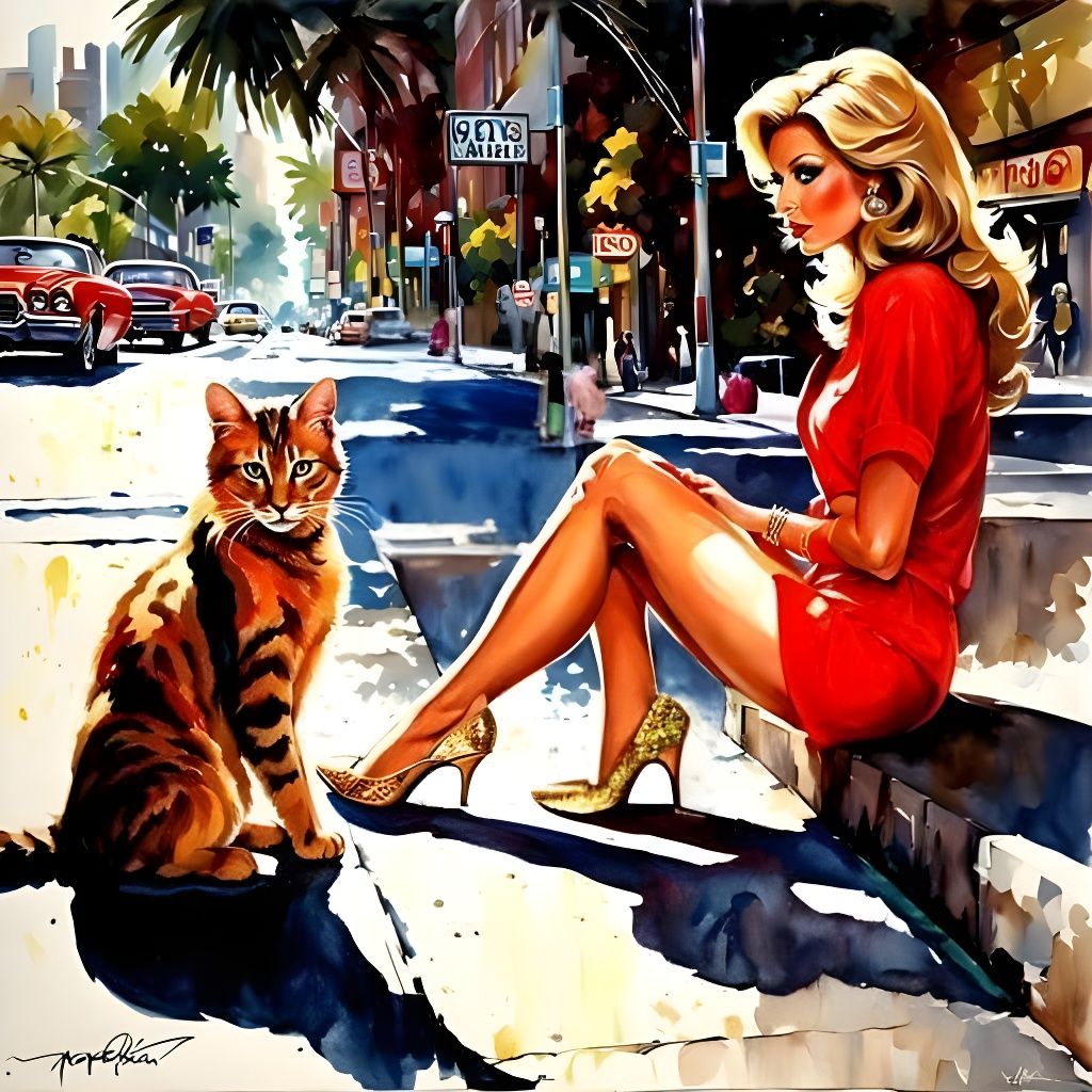 Golden High Heel Shoe Still Life