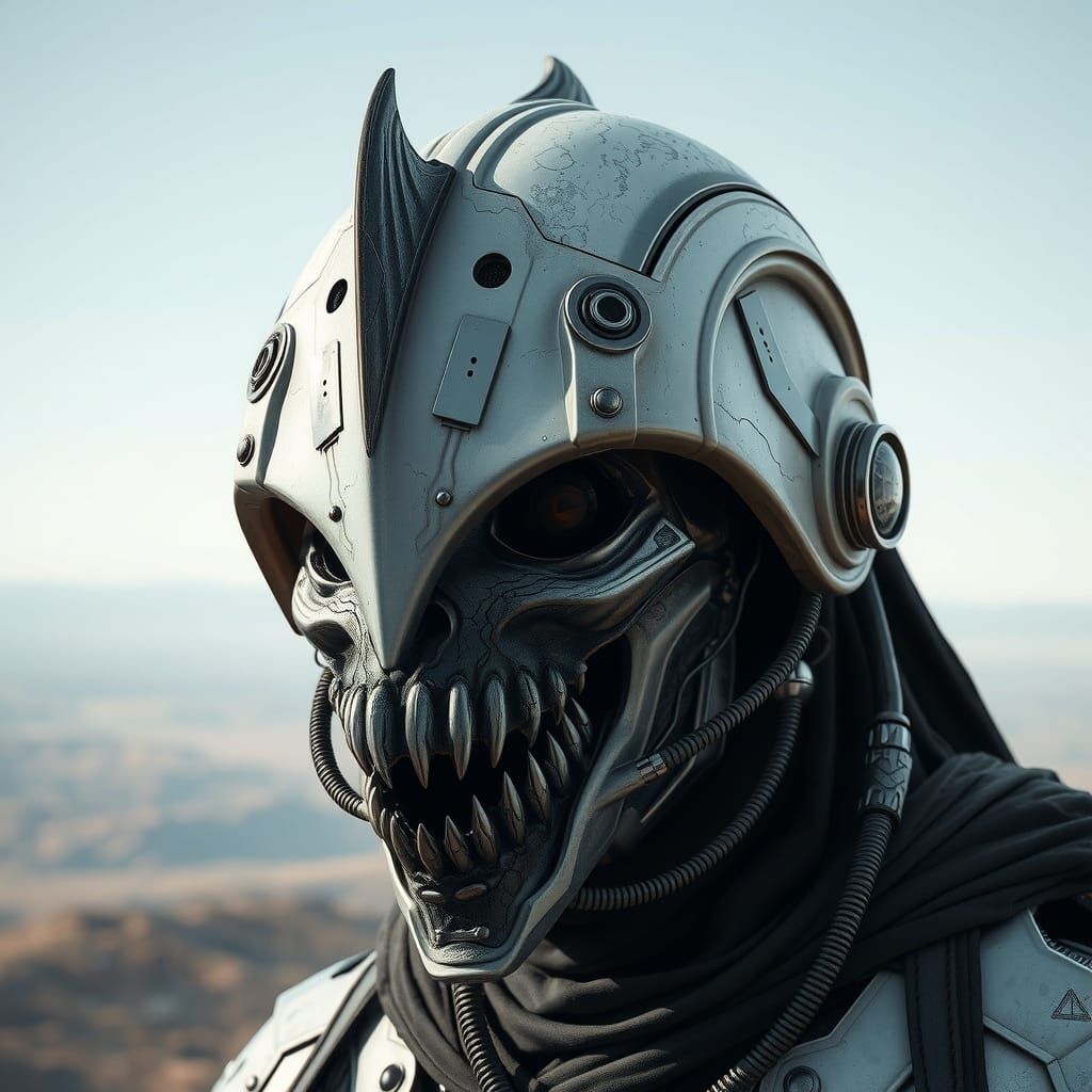 Futuristic Entity in High Fantasy Minimalism