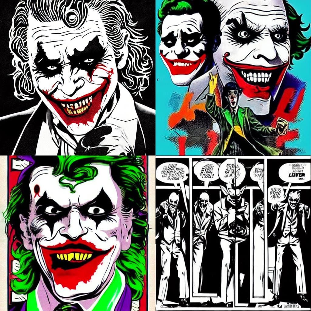 Retro Joker Character Image