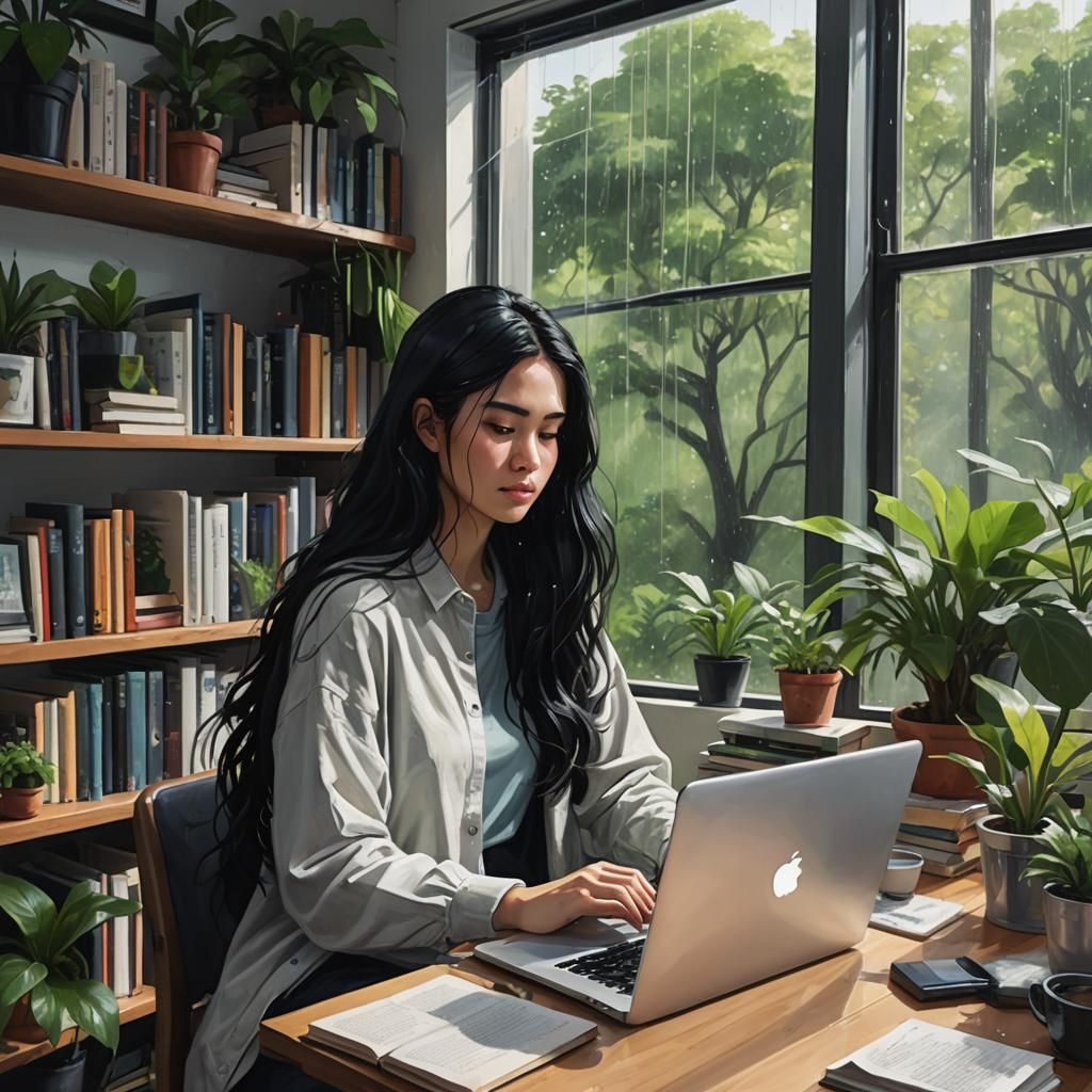 Coding Session: A Matte Painting of Serenity