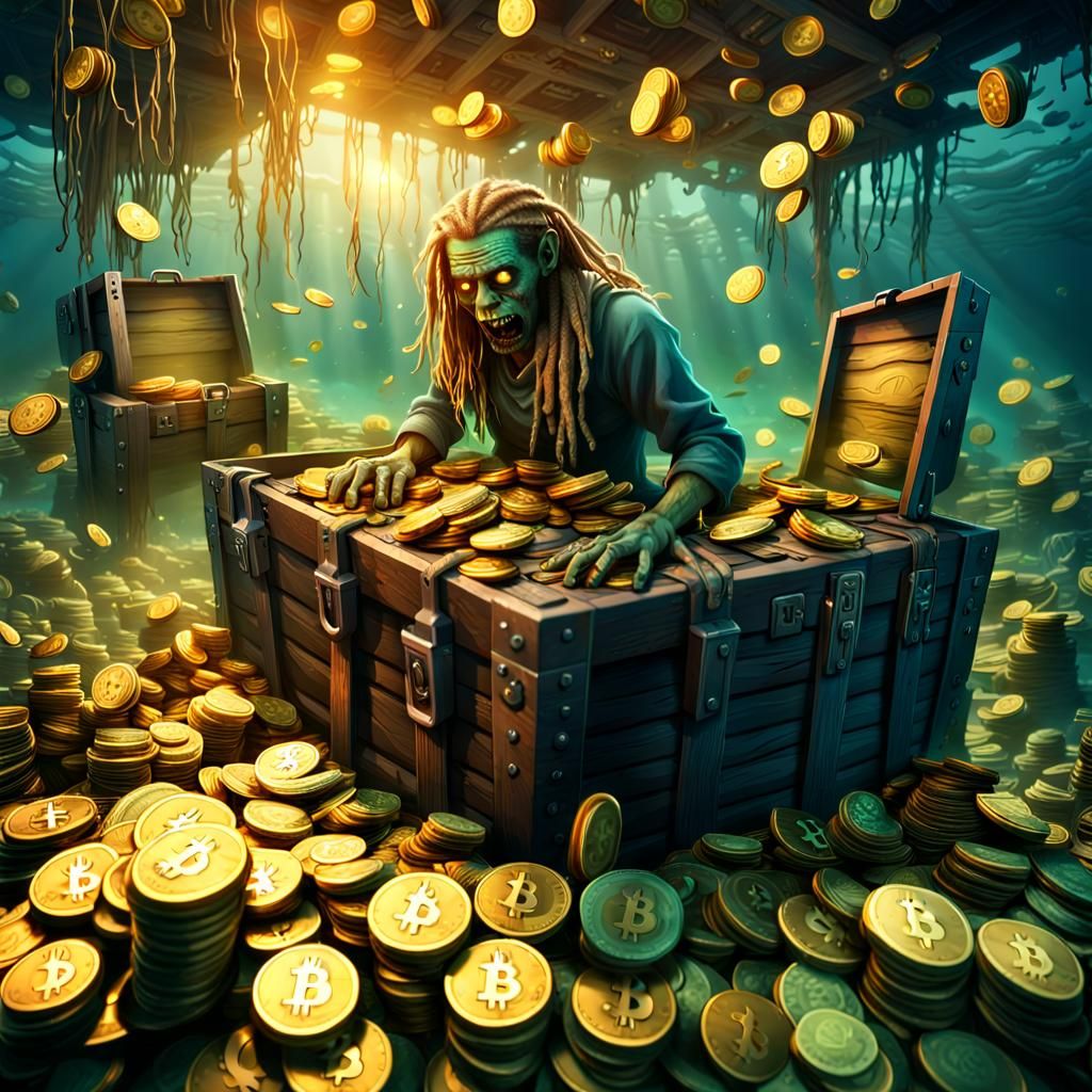 Underwater Zombie Bitcoin Treasure in Shipwreck