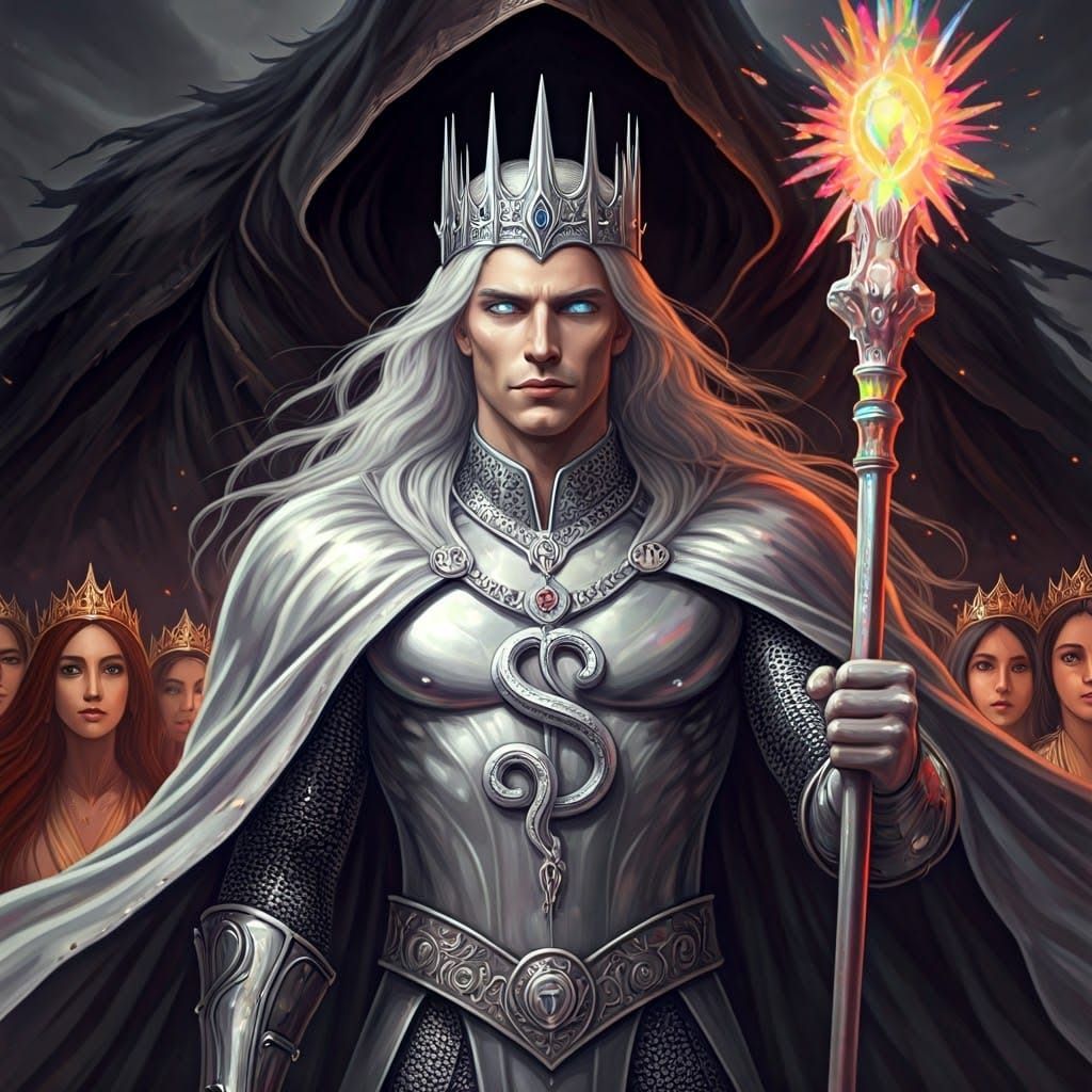 Regal Silver King Radiates Majesty and Power