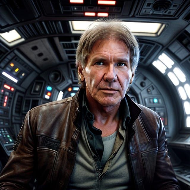 Han Solo in the Millennium Falcon: A Cinematic Masterpiece