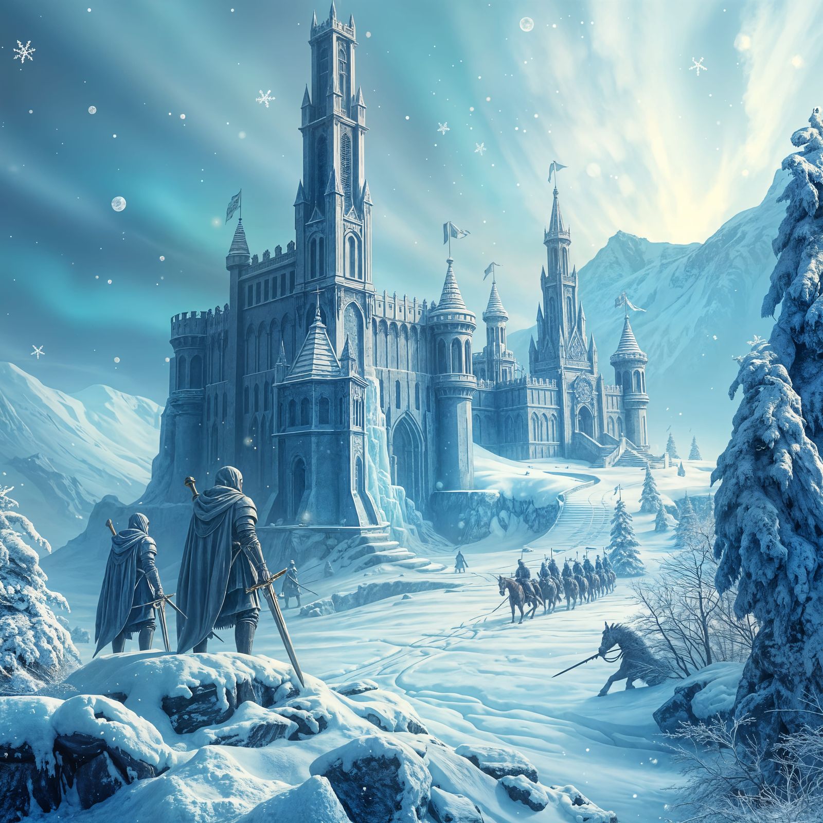Winter Kingdom in Frosty Grandeur
