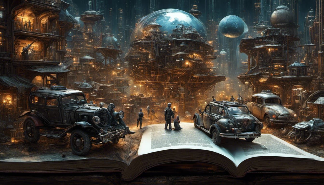 Cyberpunk World Emerges from Book