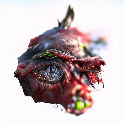 Gory Abomination in Hyperrealistic 3D