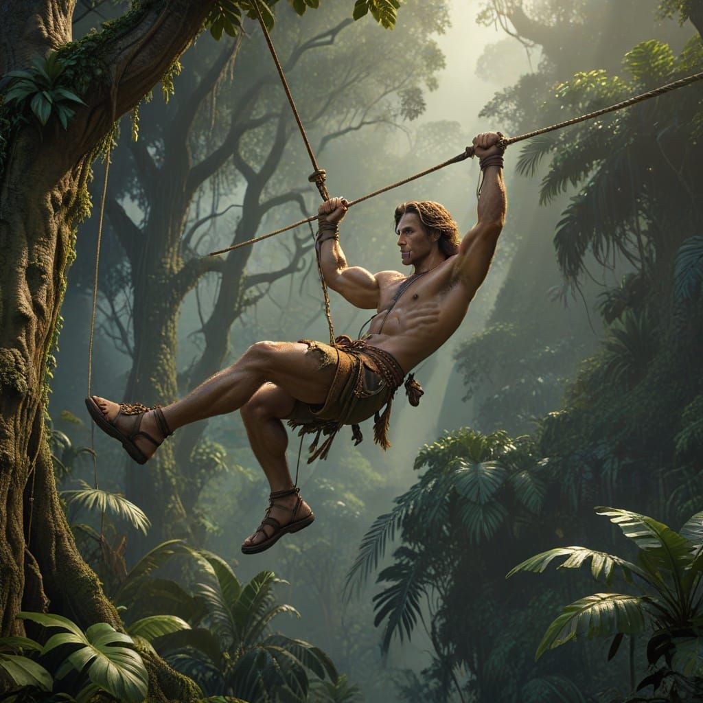 George of the Jungle no Longer competing against Tarzan