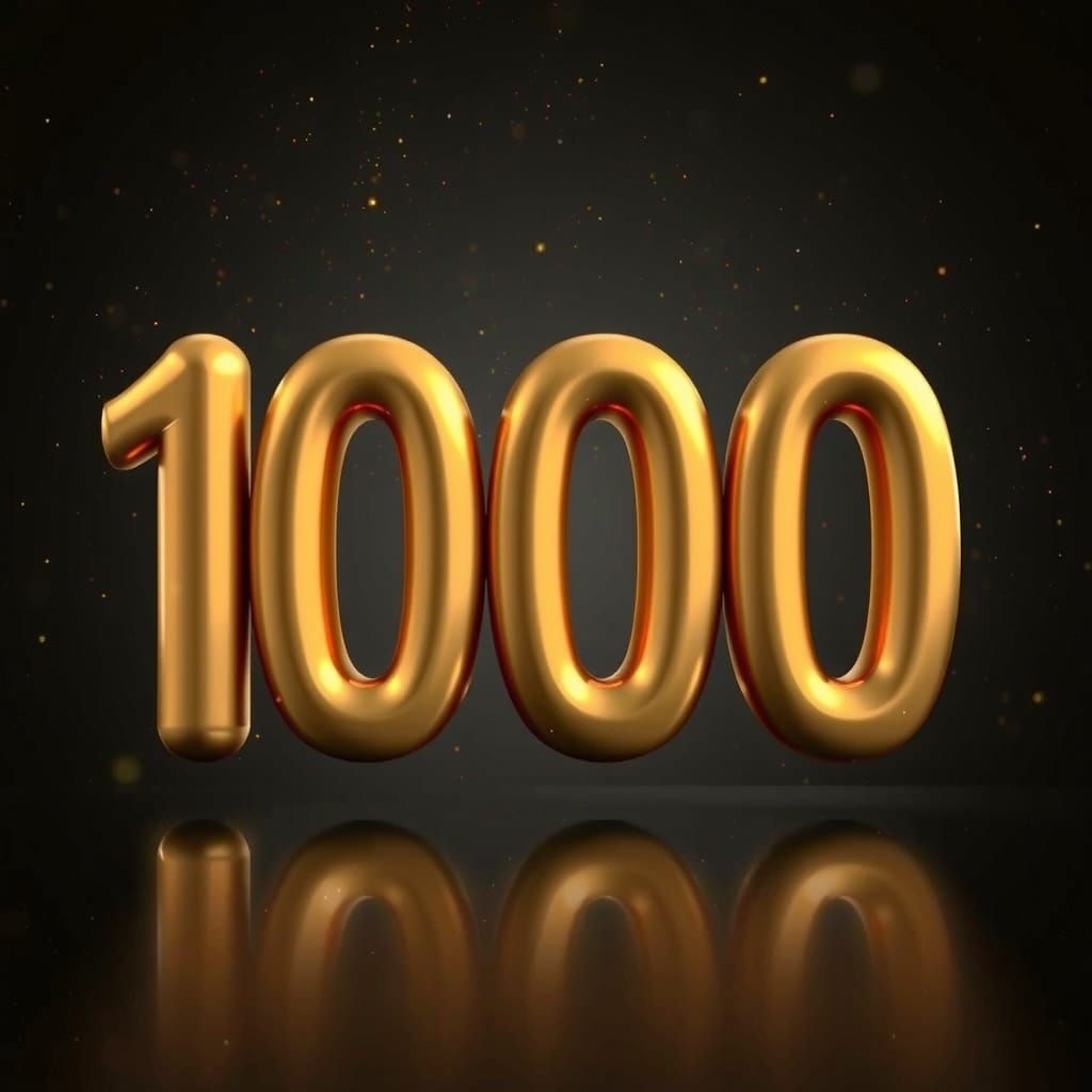 Golden 1500 Celebration with Champagne and Confetti